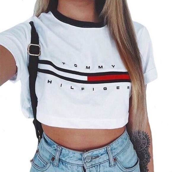 Tommy Hilfiger Cropped Tee 